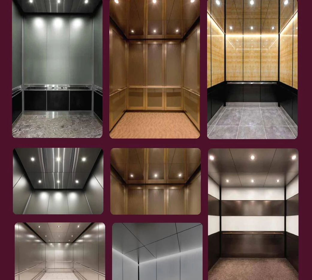 Elevator & escalator finishes — brochure image