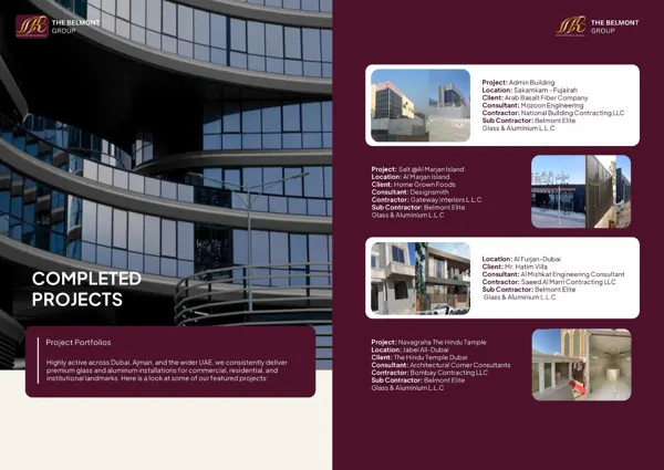 Brochure page 15: Completed projects I