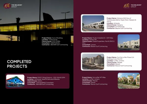 Brochure page 17: Completed projects III