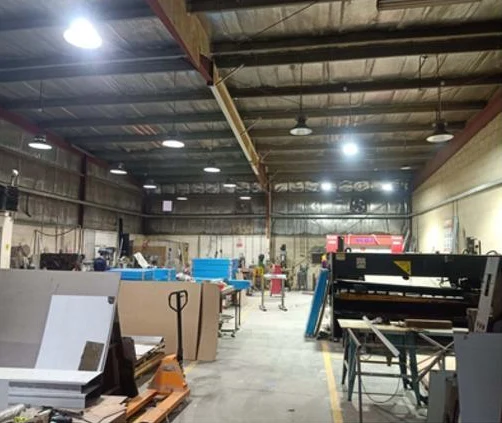 Belmont fabrication equipment and workshop