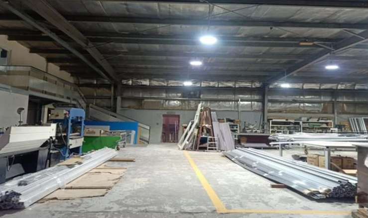 Belmont workshop floor